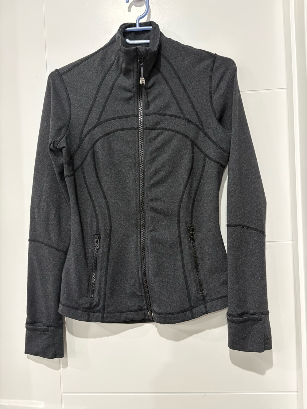 lululemon athletica Dark Charcoal Fitted Full-Zip Define Jacket